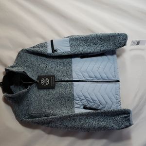 NEW Bernardo Mixed Media Sweater Jacket